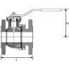 Steel KLINGER Ballostar KHE ball valve | KP-2410